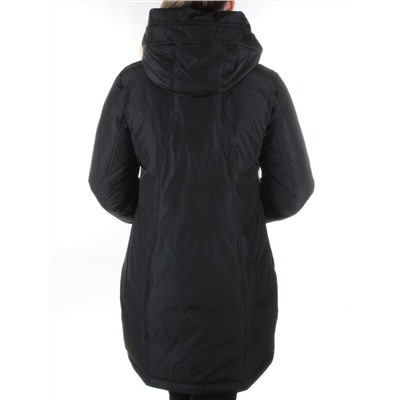 227-1 BLACK Пальто женское зимнее Snow Grace