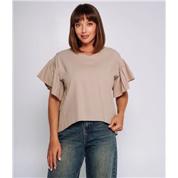 Блуза #КТ2275 (1), бежевый