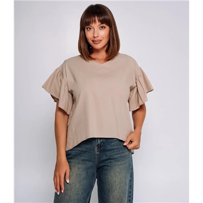 Блуза #КТ2275 (1), бежевый