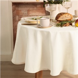 Скатерть «Этель» Linen collection, d=150 ± 3 см, 100% лён 185 г/м²