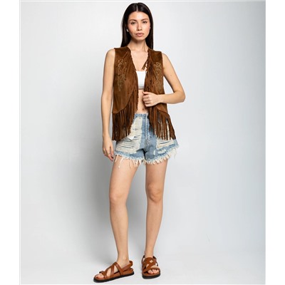 Жилет #КТ9833, коричневый