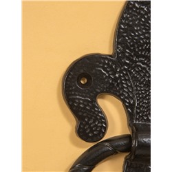 Дверной молоток «Геральдическая лилия», 10×20 см