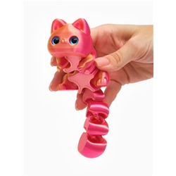 3Д - печатная игрушка «Кошка», подвижная, цвет МИКС
