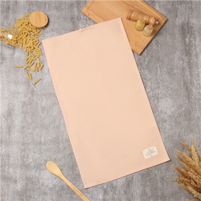 Полотенце «Этель» Kitchen, 40×70 см, 100% хлопок, саржа 220 г/м², бежевое