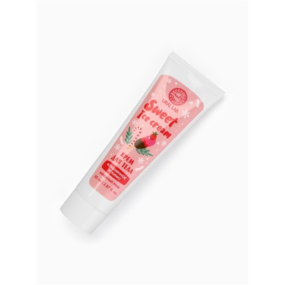 Крем для рук и тела Sweet ice-cream, бережный уход, аромат: клубничное эскимо, 85 мл, URAL LAB