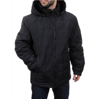 M835 DK. BLUE/BLACK FUR Куртка мужская зимняя (150 гр. холлофайбер)