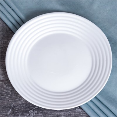 Столовый набор 19 предметов Риф белый / W-19/751027001800 (WHITE) /уп 2/