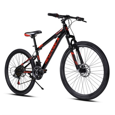 Велосипед 26" рама 17" 21sp  MEGAWHEELS FURIOUS чёрный-красный