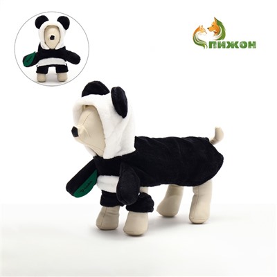Костюм "Панда", размер  L (ДС 40, ОГ 53, ОШ 30 см, вес 10-15 кг)