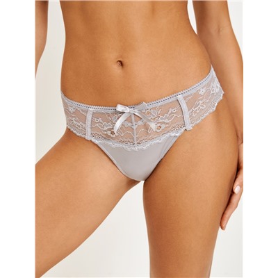 Трусы стринг жен Versailles серый Infinity Lingerie