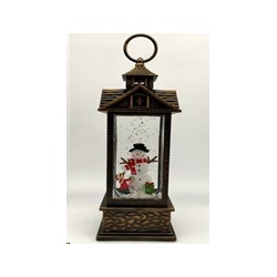 Светильник настольный новогодний 10,5х10,5х34 см / NG206-36 /уп 9/ музыкальный