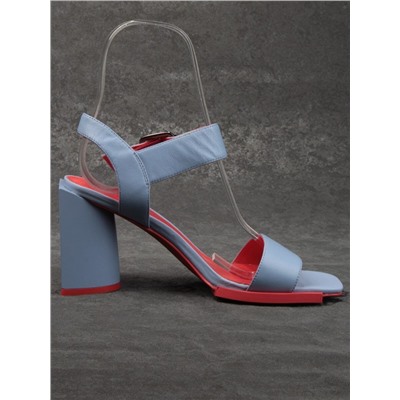 08-E46F-65JV LT. BLUE Босоножки женские (натуральная кожа)