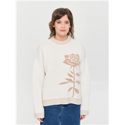 Джемпер вязаный с длинными рукавами