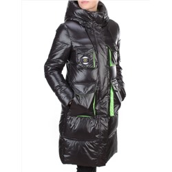 2187 BLACK Куртка зимняя женская AIKESDFRS (200 гр. холлофайбера)