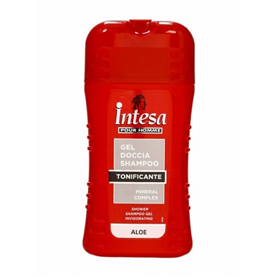 INTESA Шампунь-гель для душа Aloe and Mineral Complex 250мл