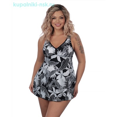 103 W Купальник раздельный платье (52-60)