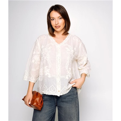 Блуза #КТ34 (5), светло-бежевый