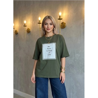 Футболка OVER SIZE хлопок