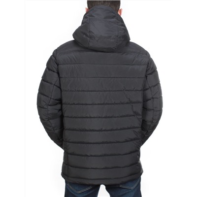 4017 BLACK Куртка мужская зимняя ROMADA (200 гр. холлофайбер)