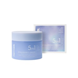 Увлажняющий крем для лица с гиалуроновой кислотой PrettySkin Hyaluronic Cream 5 in 1 50 g