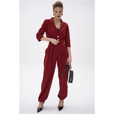 Короткий пиджак Джуди (бордовый)