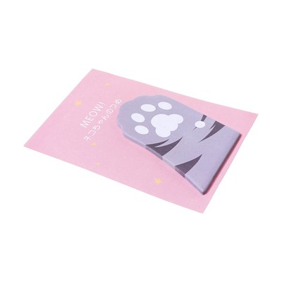 Блок для записей 45×75 мм, 30 листов «Серая лапка»