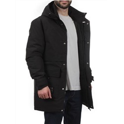 8895 BLACK Куртка мужская зимняя облегченная (130 гр. холлофайбер)