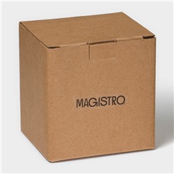 Кружка Magistro Hypnose, 350 мл, фарфор, белая