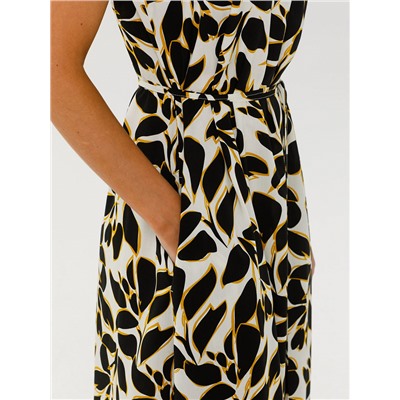 Платье макси с карманами