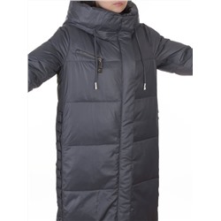 8310 DK. GRAY Пальто зимнее женское (200 гр. холлофайбер)