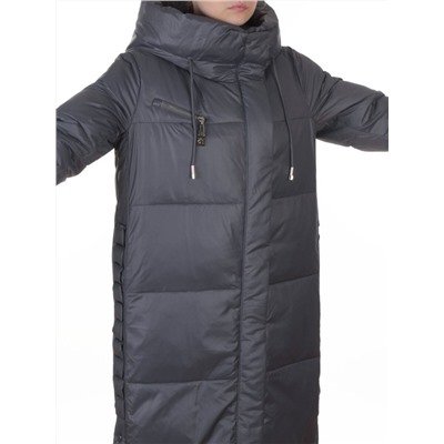 8310 DK. GRAY Пальто зимнее женское (200 гр. холлофайбер)
