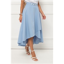 Юбка голубая на запах Эмбер №2