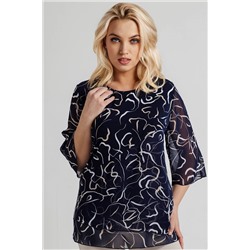 Блузка женская  7024/26/Синий