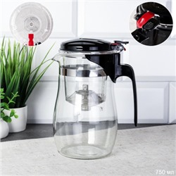 Френч-пресс 750 мл с рычагом / d4/750ml/ A8725 /уп 60/