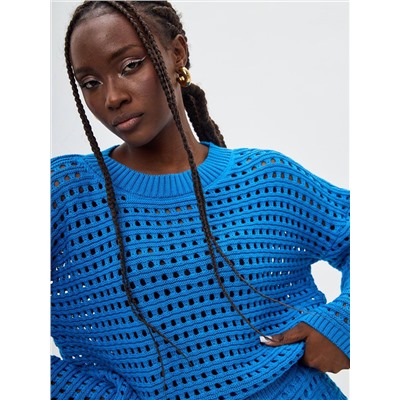 Джемпер SLIM, Лазурный