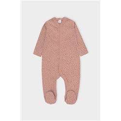 Комбинезон маленькие точки на св.коричневом Crockid