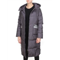 2115 DARK GRAY Пальто зимнее женское MELISACITI (200 гр. холлофайбера)