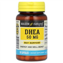 Mason Natural, ДГЭА, 50 мг, 30 капсул