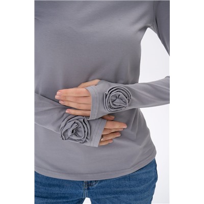 Лонгслив Эми (серый)