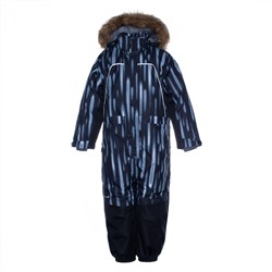 Зимний комбинезон для мальчика BRUSE 36330030-92609 черный HUPPA