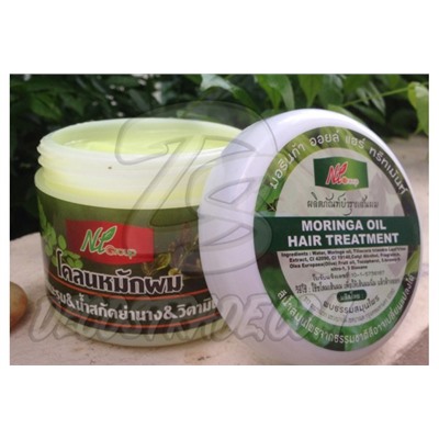 Лечебная маска для волос с маслом Моринги от Pobtham, Moringa oil hair Treatment, 300 мл