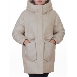 EB2819 LIGHT BEIGE Куртка зимняя женская (200 гр. холлофайбер)