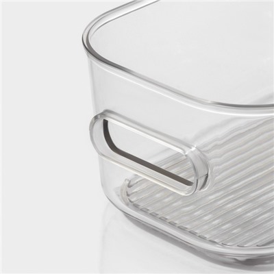 Контейнер для хранения LaDо́m, 14.5×9.5×6.3 см, прозрачный
