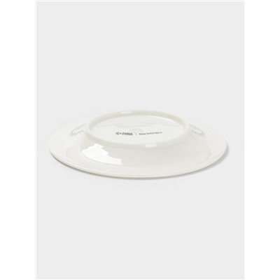 Блюдце фарфоровое Magistro Crotone, d=15.5 см, белое