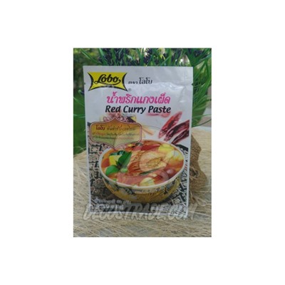 Красная паста карри от Lobo, Red Curry Paste, 50 гр