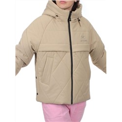 285 BEIGE Куртка зимняя облегченная женская (верблюжья шерсть)