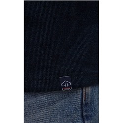 Футболка-поло мужская с длинным рукавом F321 -07-91 тёмно-зелёная