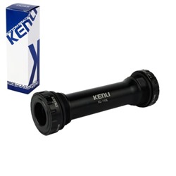 Каретка Fat Bike. Под ось 24мм. KENLI KL-110L. с промышленными подшипниками. BLACK  STEEL CUPS & TUBE./ уп50/