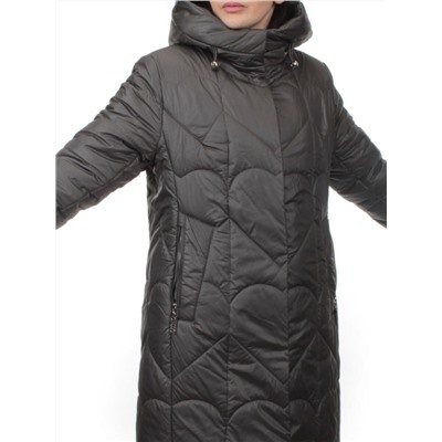 TR-2301 GRAY TURQUOISE Пальто зимнее женское (верблюжья шерсть)