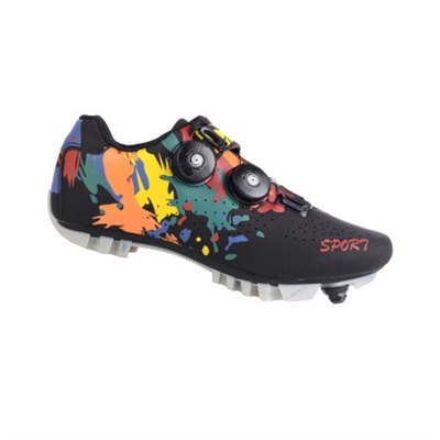 Велосипедные туфли MTB 896 37-44 size, Технологии: Нано кожа, Нейлон, Пластиковая подошва, Цвет: Черный камуфляж (37)